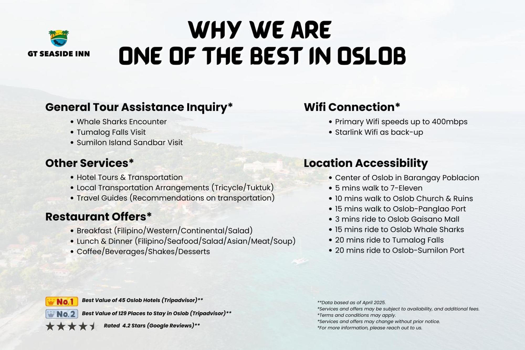 GT Seaside Inn Oslob Bagian luar foto
